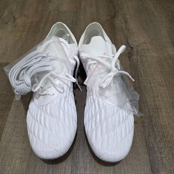 Under Armour Soccer Cleats White Chrome Studs Men’s US 12.5 / UK 11.5 / EU 47 NW - Picture 7 of 9